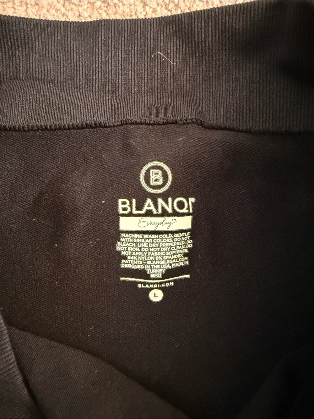 NWOT BLANQI Maternity/Postpartum Leggings Set in Brown and Black - Picture 2 of 9